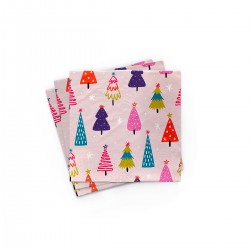 Bamboo Napkin 33x33 cm Festive trees - Chic Mic