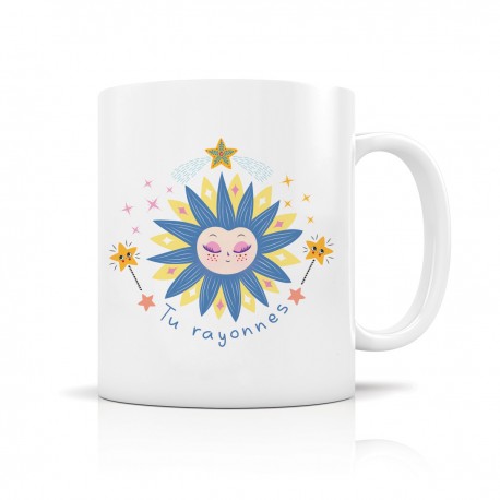 Mug ceramic 350ml - Soleil d'hiver