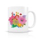 Mug ceramic 350ml - Forêt florale