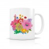 Mug ceramic 350ml - Forêt florale