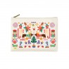 Trousse rectangulaire PM (20x13 cm) - Bretzel&Cie (Noël Funky)