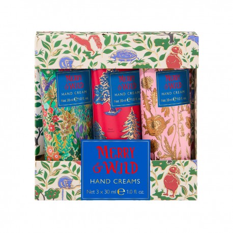 Three Hand Cream ( 3x30ml ) - Merry&Wild