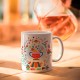 Mug céramique 350ml - Noël Funky