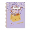 Carnet de notes A5 à spirale - Bouquet d'amour *