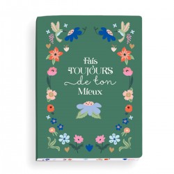 Carnet de notes A5 couverture souple - Le bonheur est partout