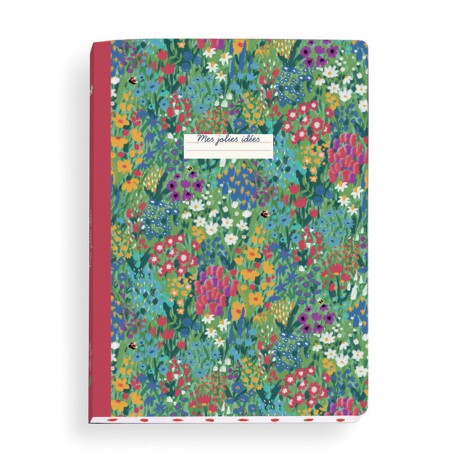 Soft cover journal - Jardin de cottage