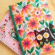 Carnet de notes A5 couverture souple - Retro love