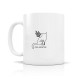 Mug céramique 350ml - Maison chat-leureuse