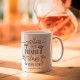 Mug céramique 350ml - La retraite c'est prendre le temps de vivre...