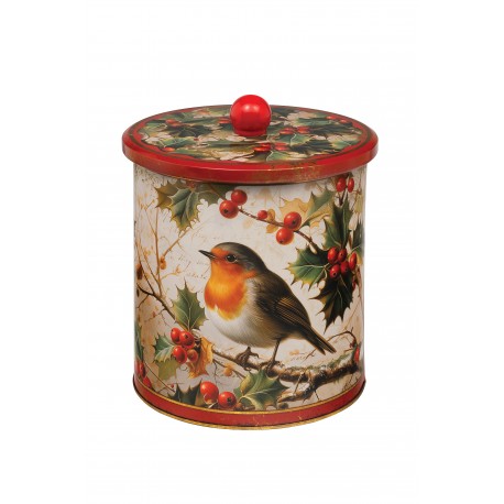 Biscuit tin box - Robin