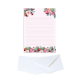 Papier à lettres (20 feuilles&10 enveloppes) - Floral rose