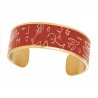 Brass bracelet 20mm - Amour