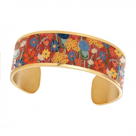 Bracelet manchette 20mm - Fleurs des champs