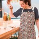 Apron 100% organic cotton (GOTS) - Liberty brush