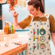 Apron 100% organic cotton (GOTS) - Ho ho ho