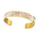 Bracelet manchette 8mm -  Spring floral