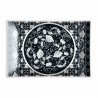 Coupelle rectangulaire en verre - Bouquet *