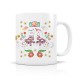 Mug ceramic 350ml - Psyché summer