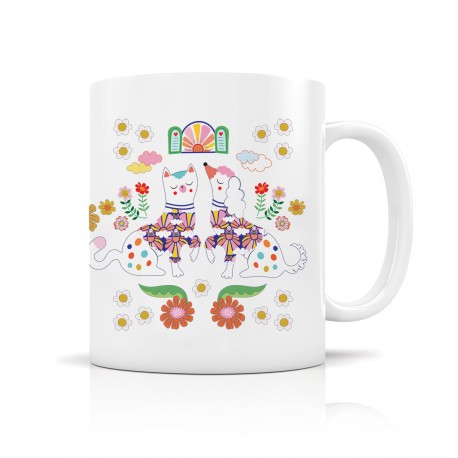 Mug ceramic 350ml - Psyché summer