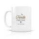 Mug ceramic 350ml - Mon cousin c'est le plus fort