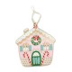 Décoration de Noël à suspendre (10 cm) - Maison Bonbon (maison)