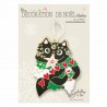Décoration de Noël à suspendre (10 cm) - Bretzel&Cie (chat)
