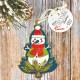 Christmas adornment - Bonhomme de neige