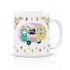 Mug ceramic 350ml - Retro love (love)