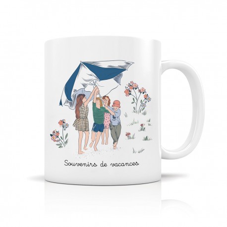 Mug ceramic 350ml - Ecole de vie (Souvenirs de vacances)