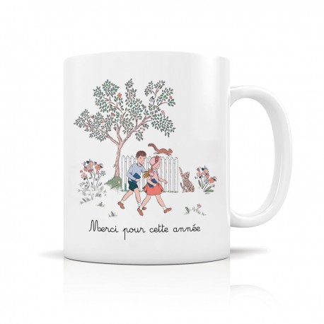 Mug ceramic 350ml - Ecole de vie (Merci pour cette année)