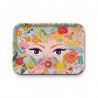 Plateau rectangulaire kraft (brillant 42x30 cm) - Joli Jardin
