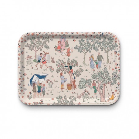 Tray recycled kraft (42x30 cm) - Ecole de vie