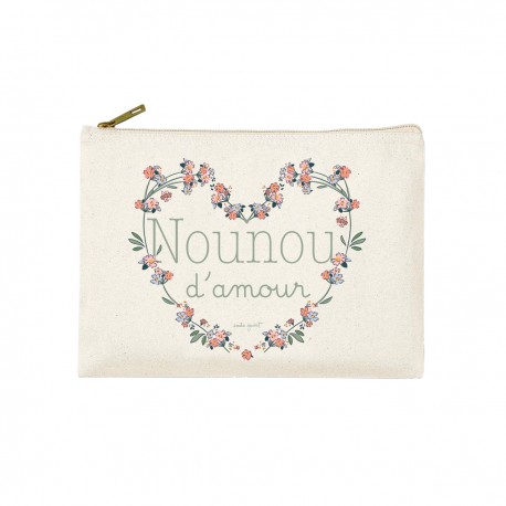 Trousse rectangulaire PM (20x13 cm) - Ecole de vie (Nounou d'amour)