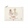 Trousse rectangulaire PM (20x13 cm) - Spring Floral (Maman chérie)