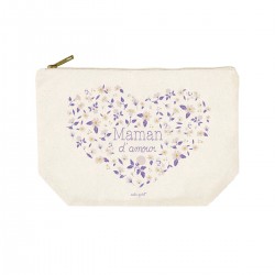 Toiletry bag - Bouquet d'amour (Maman d'amour)