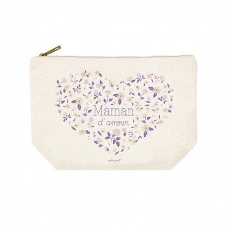 Toiletry bag - Bouquet d'amour (Maman d'amour)