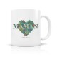 Mug ceramic 350ml - Jardin de cottage (maman)