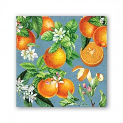 Pochette de 20 serviettes cocktail - L'Orange