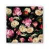 Pochette de 20 serviettes cocktail - Midnight Rose*
