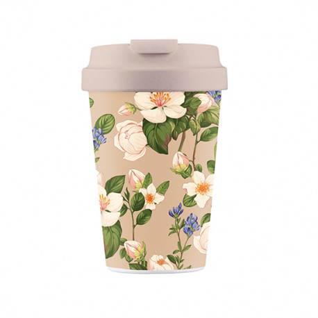 Mug de voyage 350ml (en P.L.A) Afternoon table - Bioloco P. Easy Cup