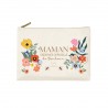 Trousse rectangulaire PM (20x13 cm) - Le bonheur est partout (maman)