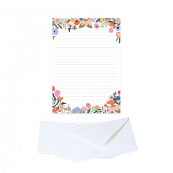 Papier à lettres (20 feuilles&10 enveloppes) - Le bonheur est partout