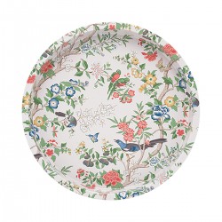 Round tray - Sanderson (Chinoiserie Hall)