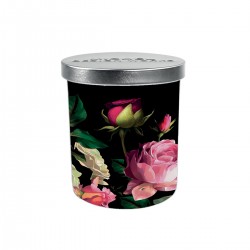 Candle jar & lid -Midnight Rose