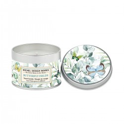 Bougie parfumée 155g en boîte métal - Butterfly Fields