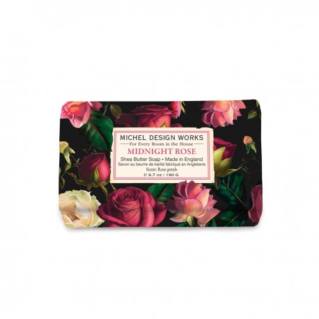 Savon rectangulaire en barre 190g - Midnight Rose