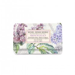 Savon rectangulaire en barre 190g - French Lilacs