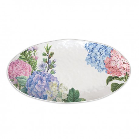 Oval Platter - Wild Hydrangea