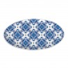 Oval Platter - Indigo Seas