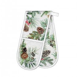Gant de four double en coton - White Spruce